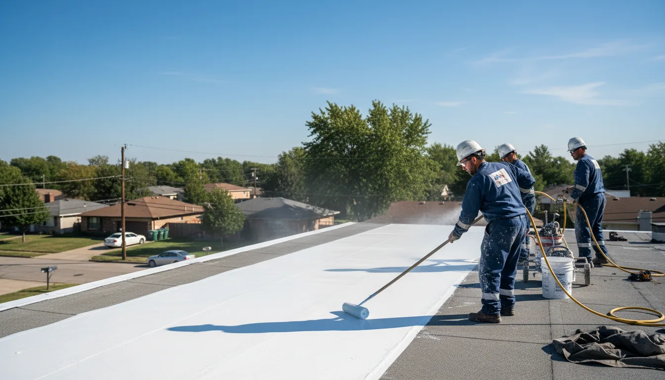 Commercial roof coating in Enterprise, KS near me
